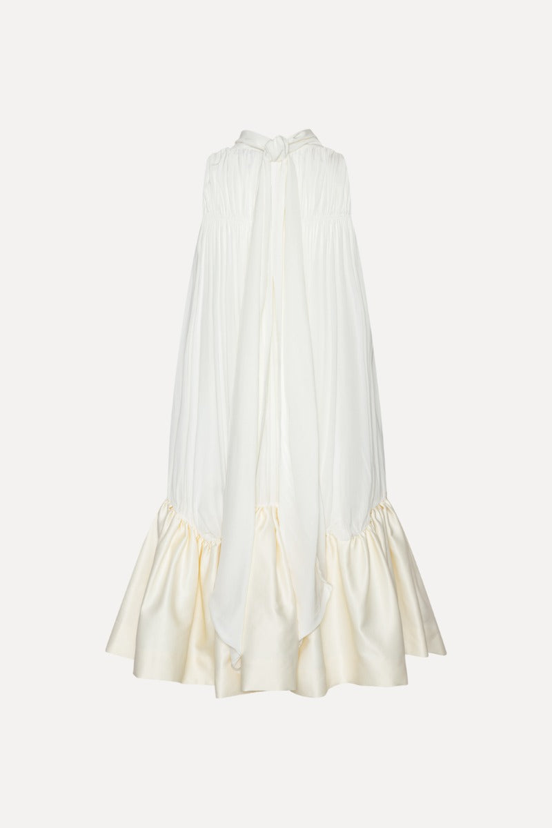 GATHERED MINI DRESS