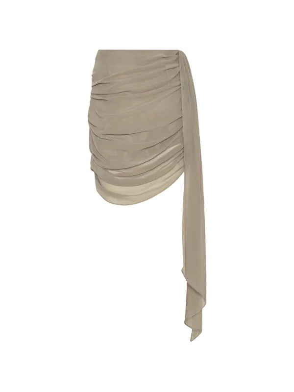 CHIFFON DRAPED SKIRT