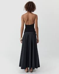 Backless Circle Hem Dress