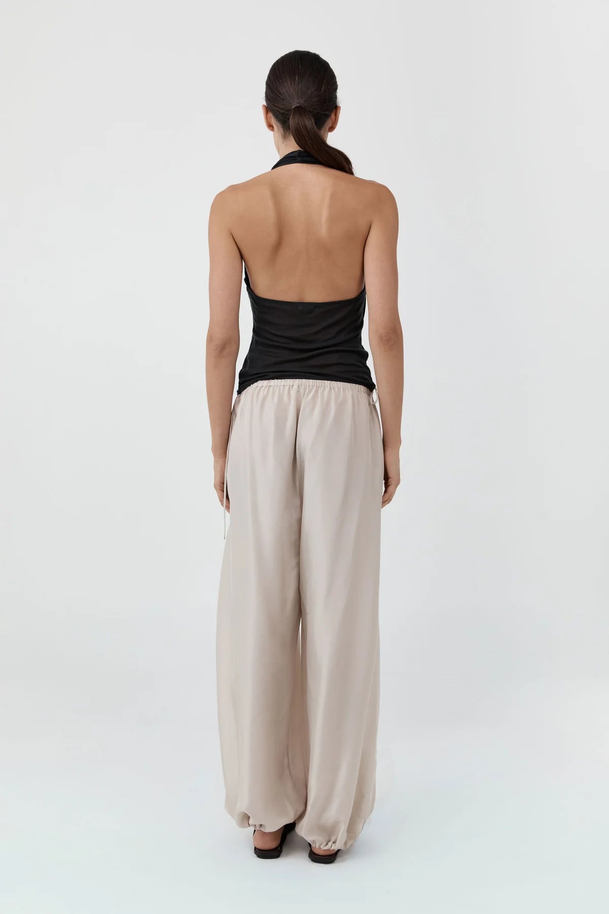 Silk Adjustable Balloon Pants