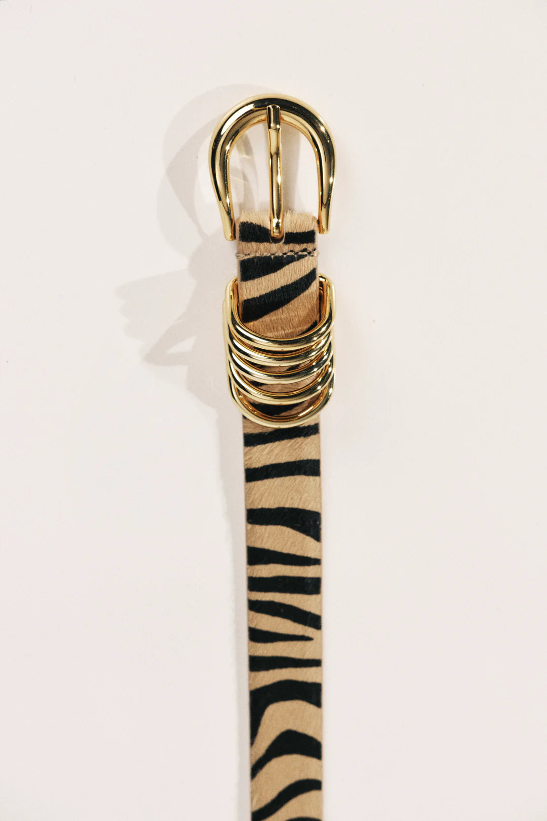 HOLLYHOCK PONYHAIR LEATHER BELT