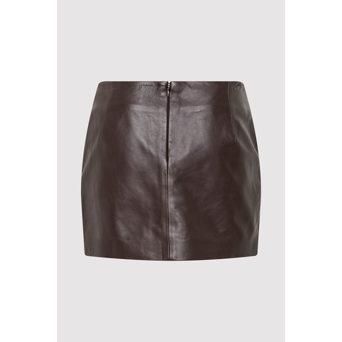 LEATHER MINI SKIRT