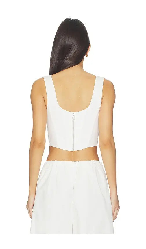 Clio Cotton Bustier Top
