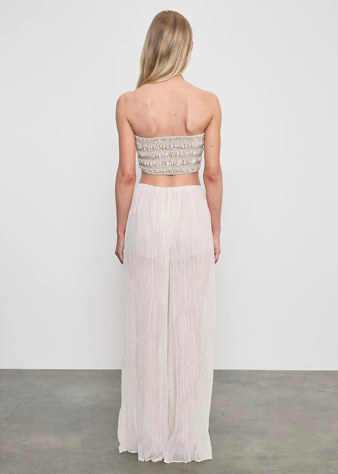 PLISSE PALAZZO PANT