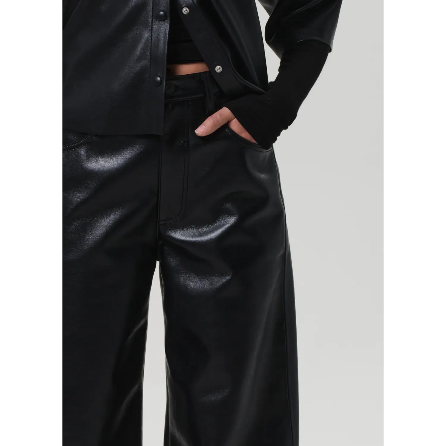 AYLA BAGGY RECYCLED LEATHER
