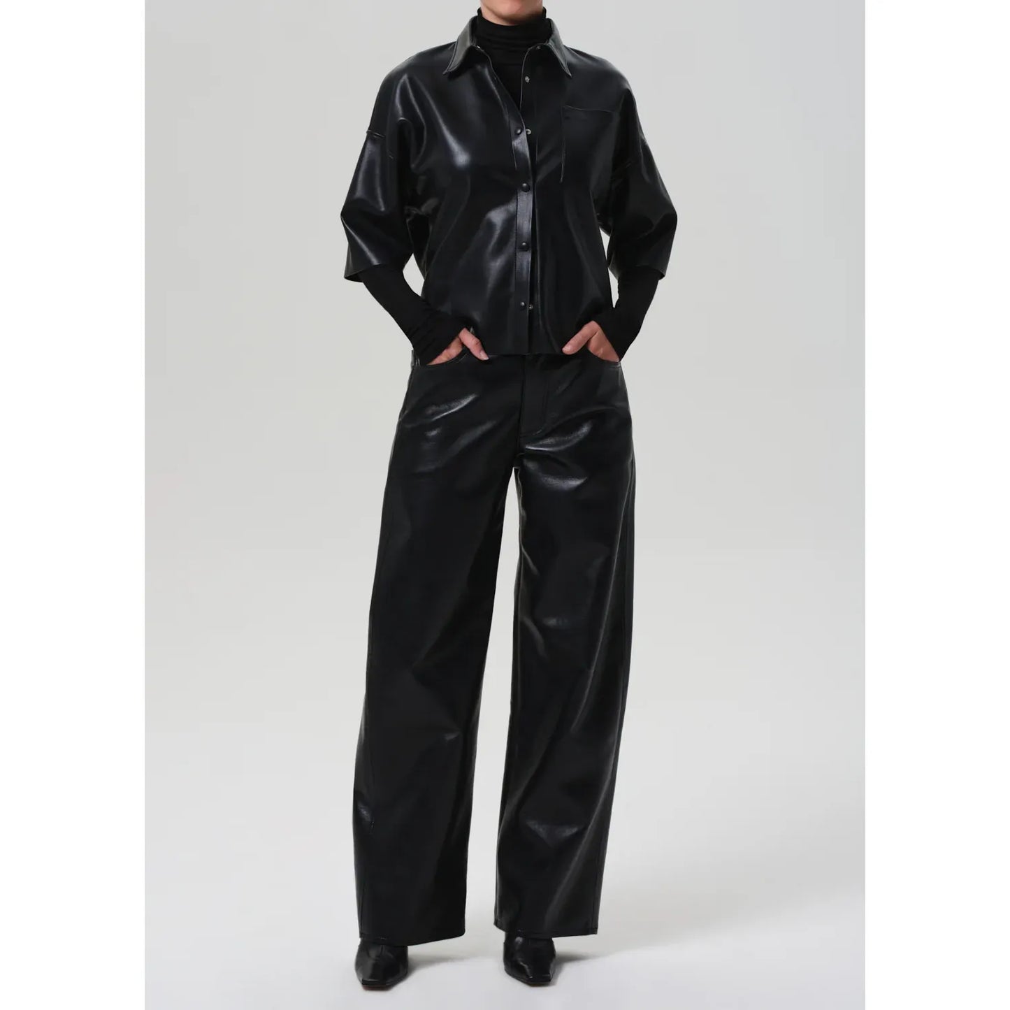 AYLA BAGGY RECYCLED LEATHER