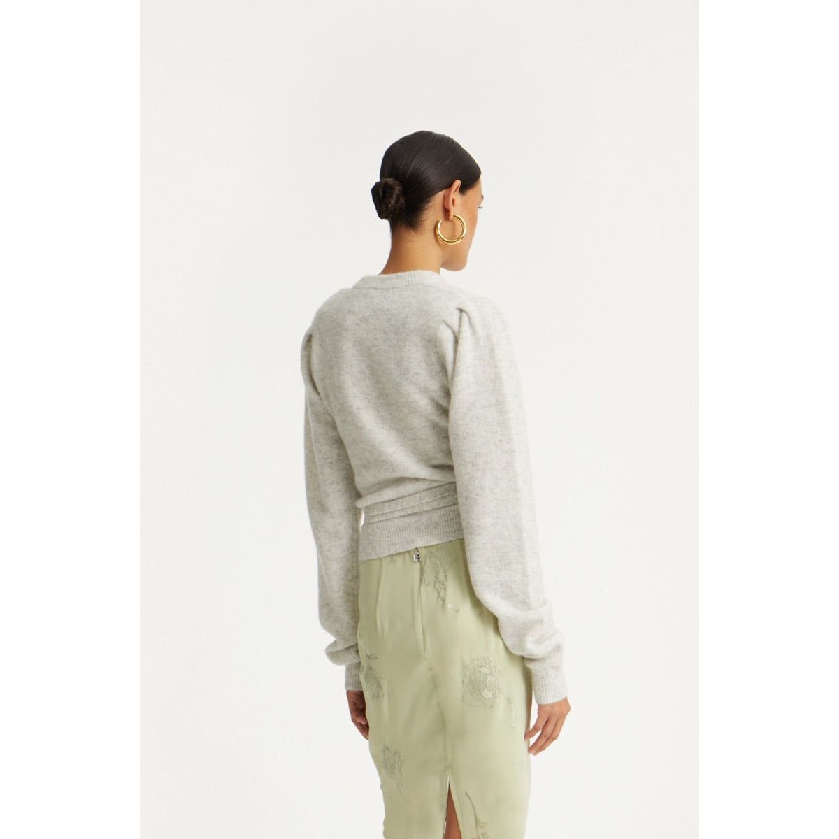 KNIT PUFF CREWNECK