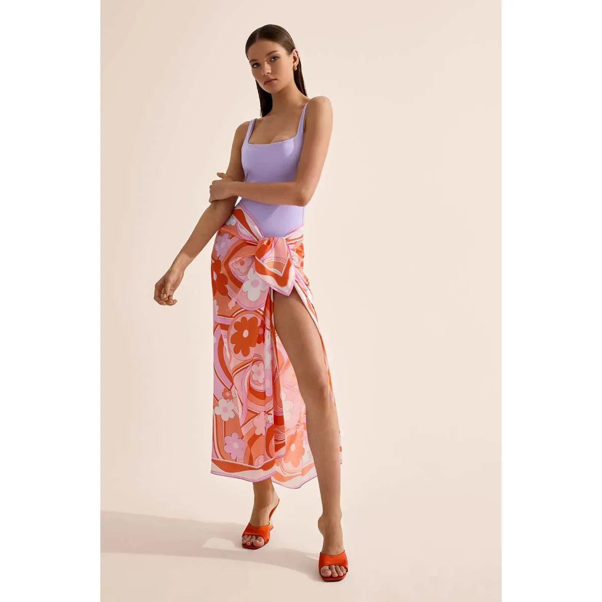 CLASSIC SQUARE NECK SWIMSUIT