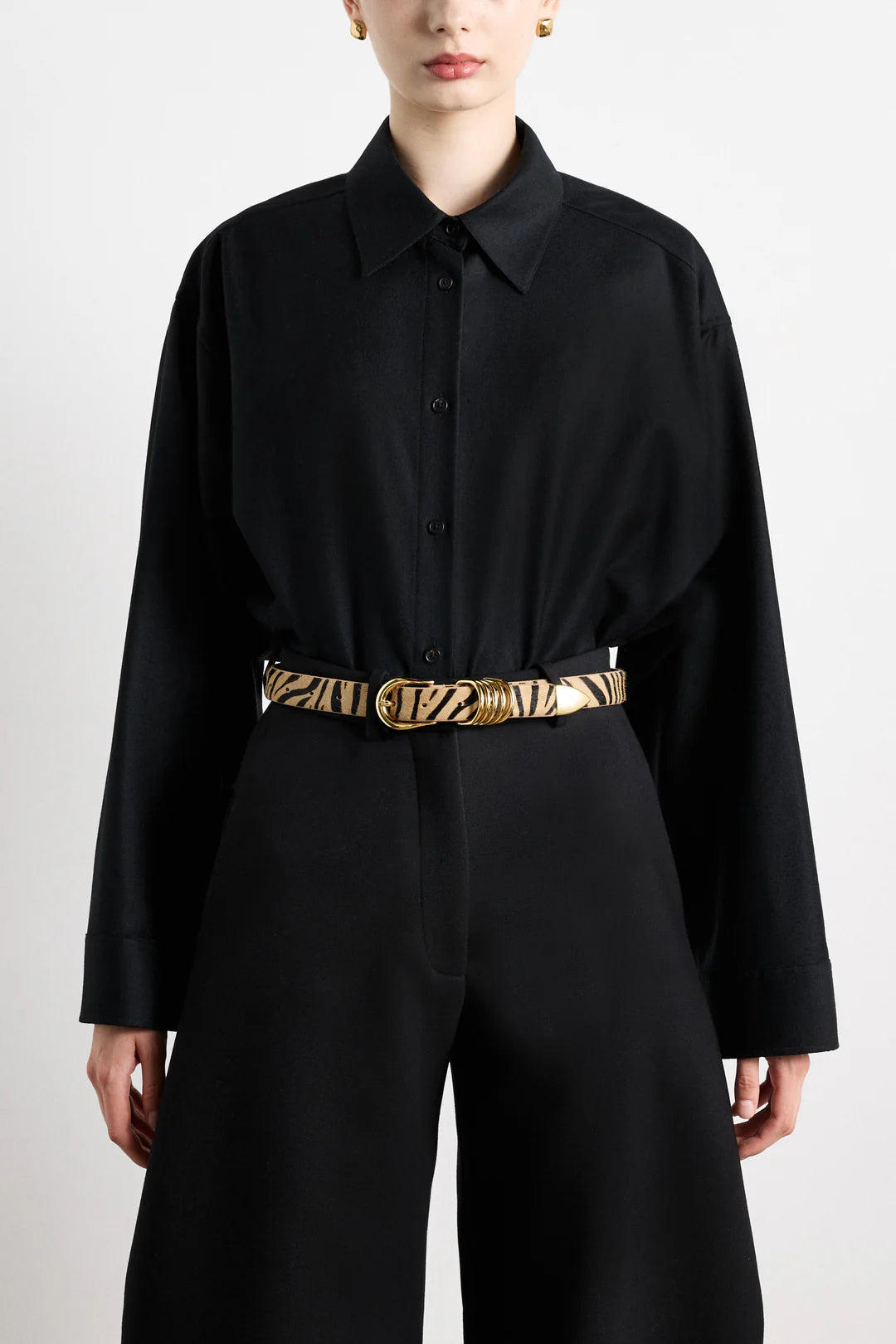 HOLLYHOCK PONYHAIR LEATHER BELT