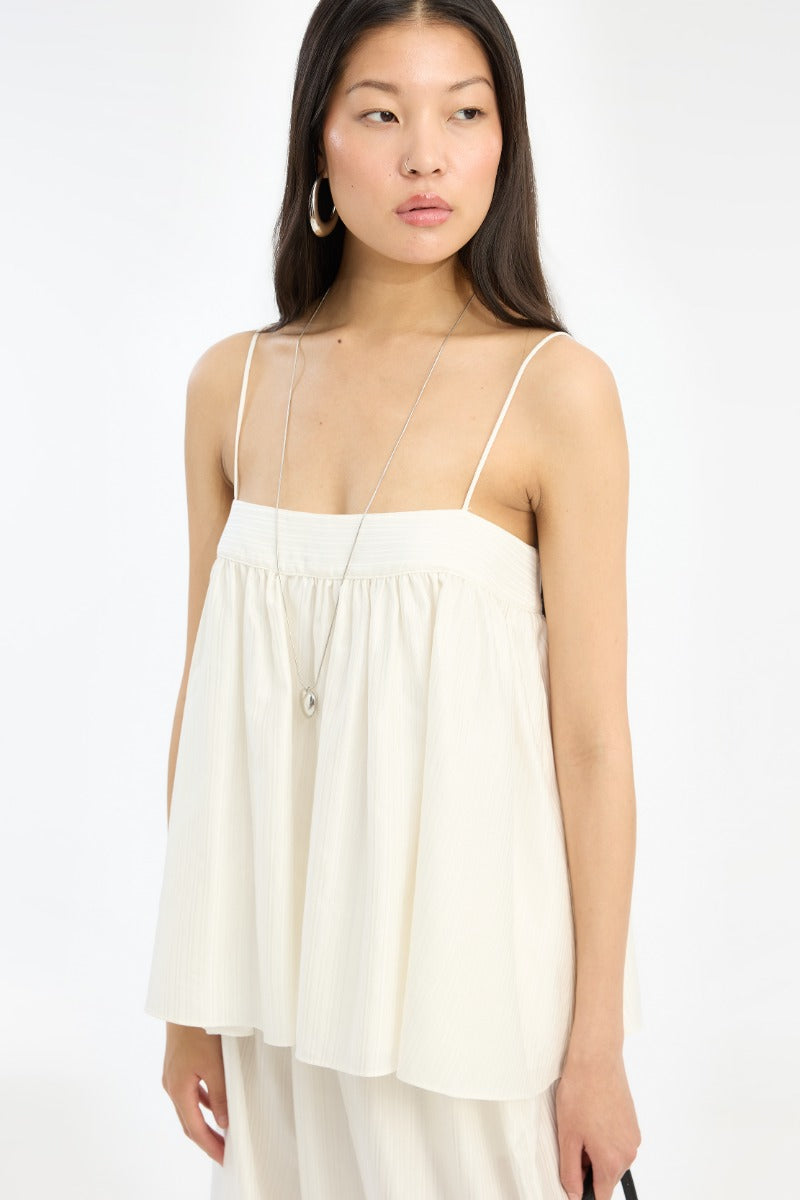 STRIPED SLIP TOP