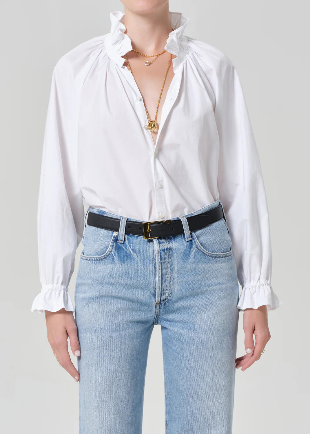 LORETTA RUFFLE TOP