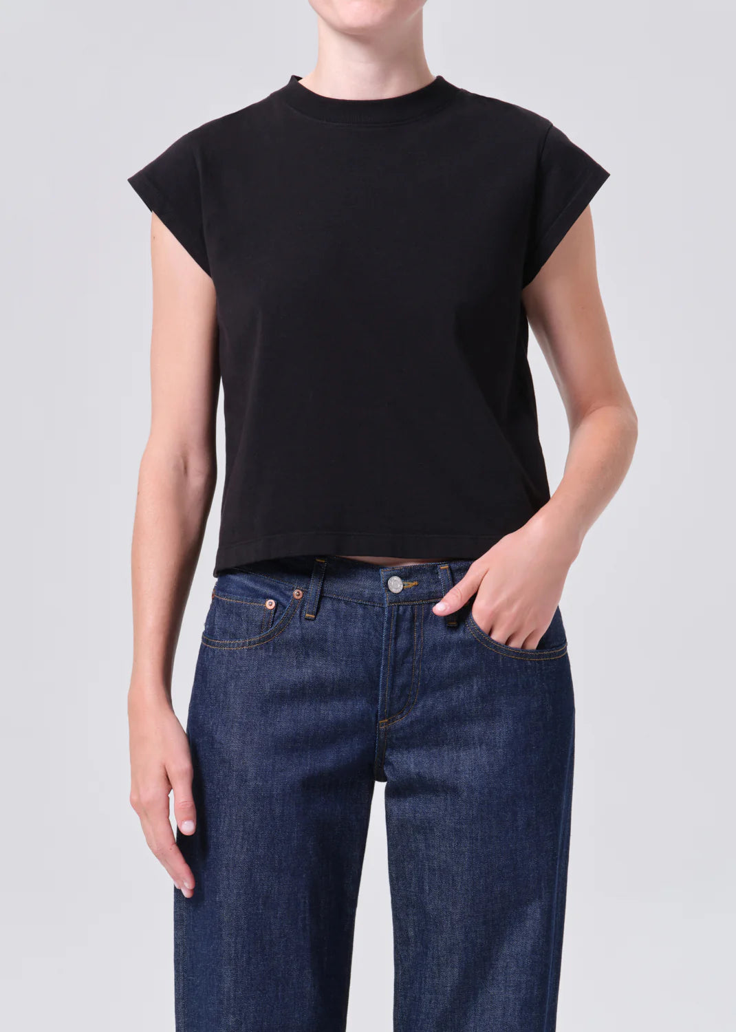 BRYCE CAP SLEEVE TEE