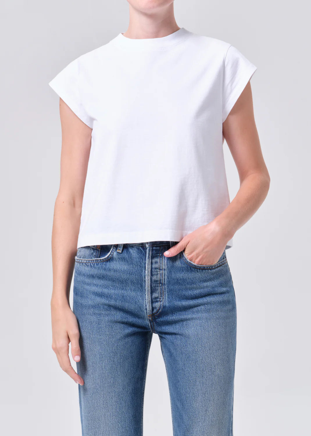 BRYCE CAP SLEEVE TEE
