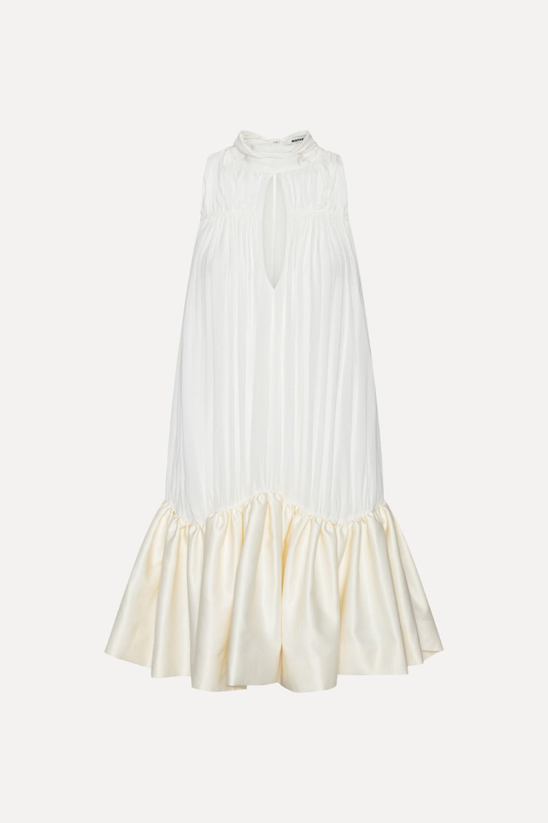 GATHERED MINI DRESS