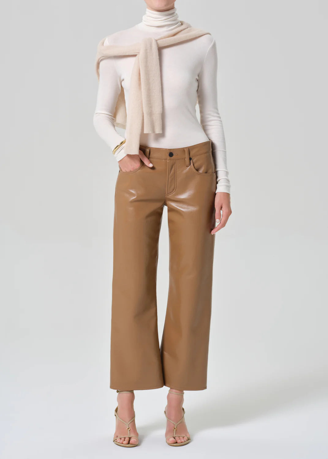 FAYE VINTAGE STRAIGHT RECYCLED LEATHER