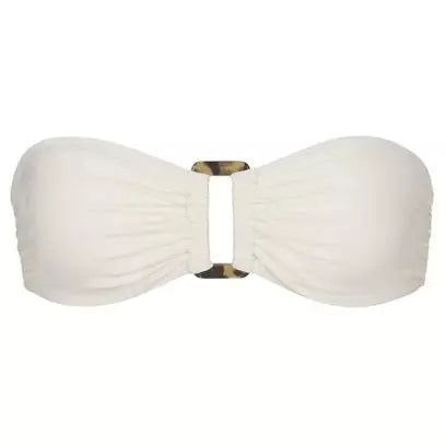 STRAPLESS TORTOISE BIKINI TOP