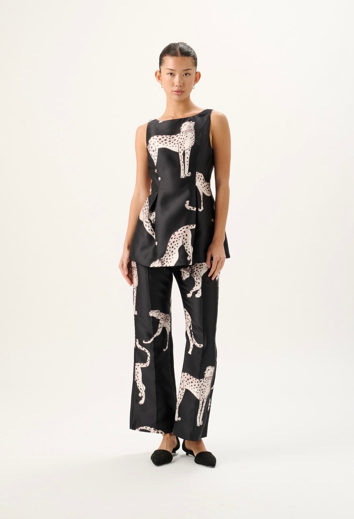 Vixon Pant - Cheetah Royale Black