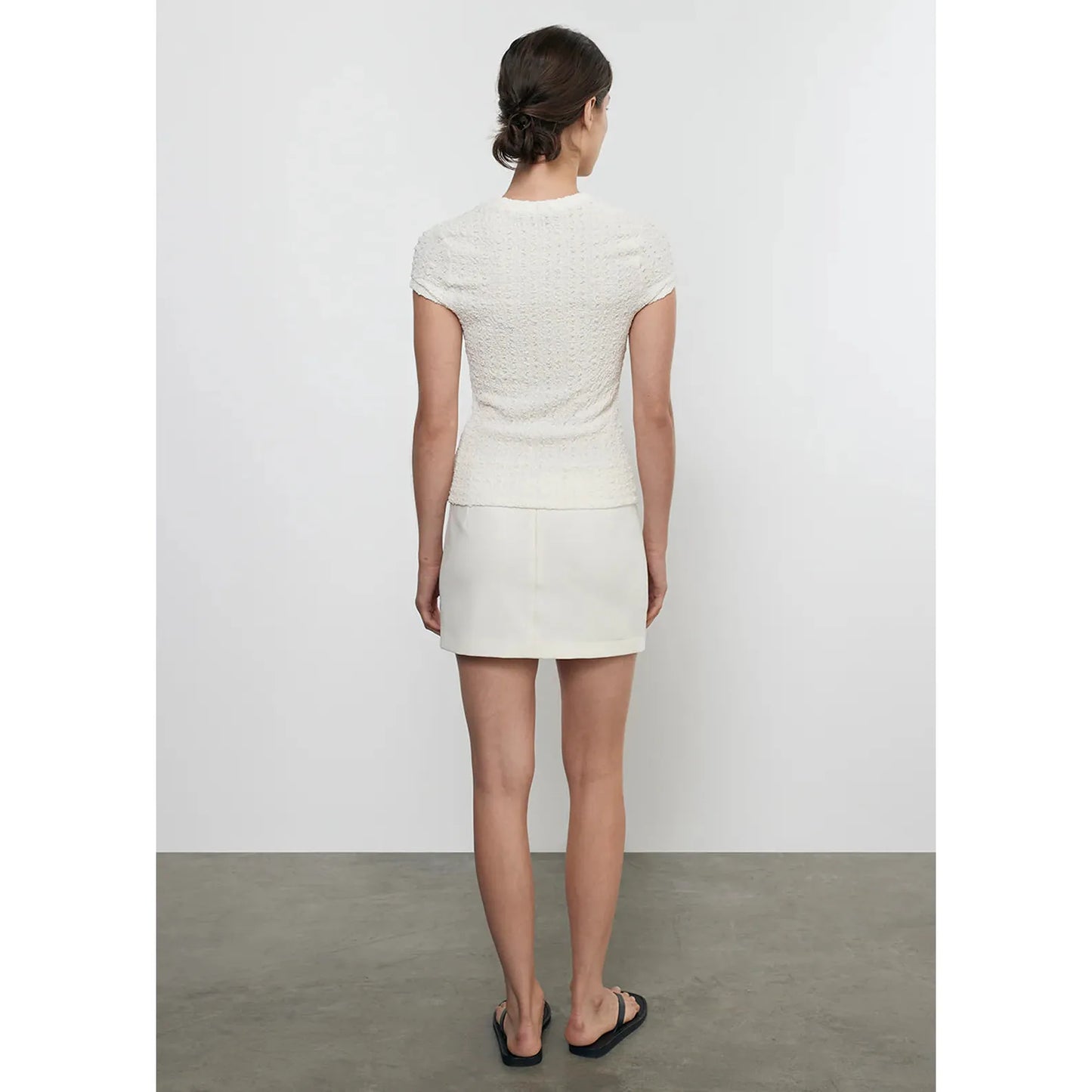 PUCKERED CAP SLEEVE