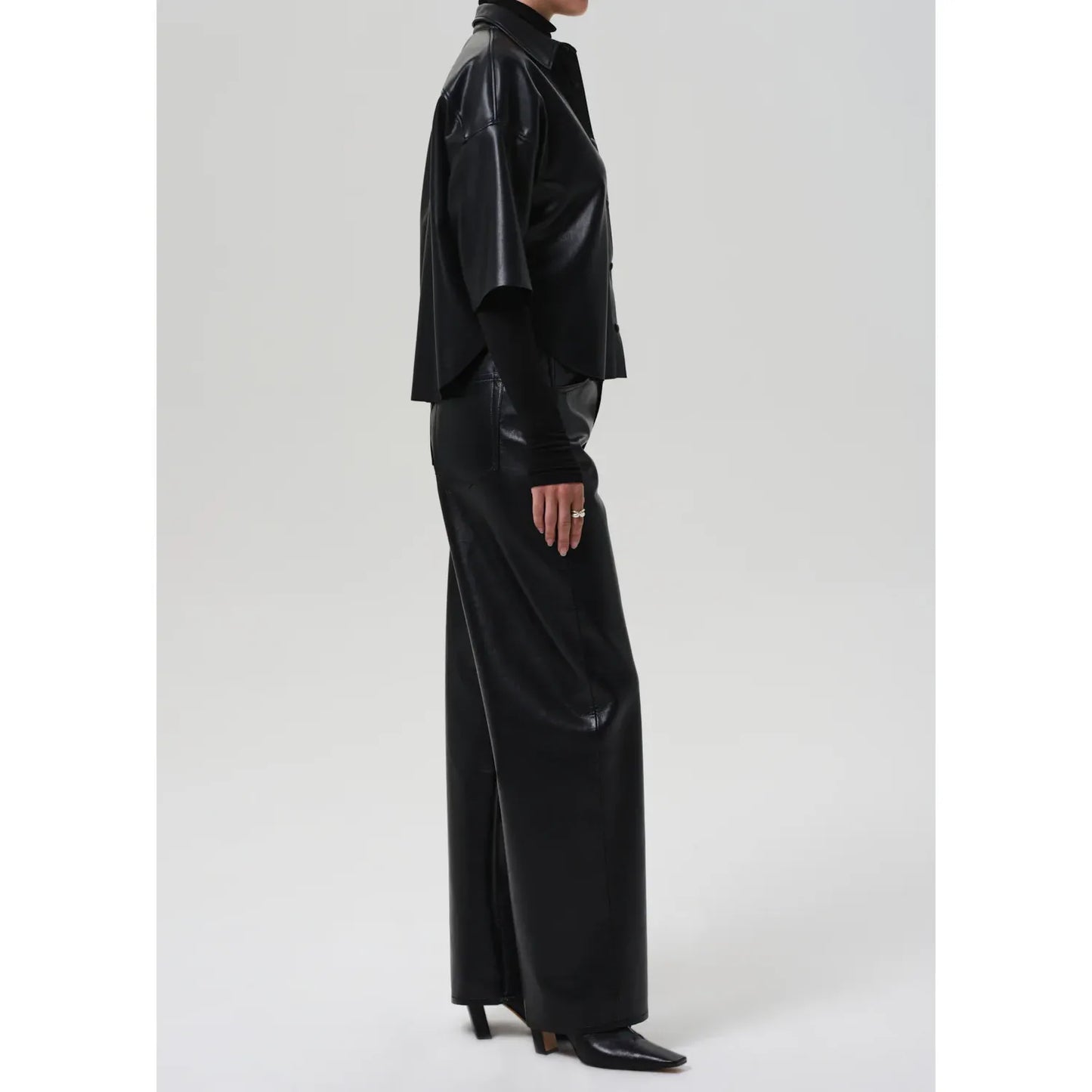 AYLA BAGGY RECYCLED LEATHER