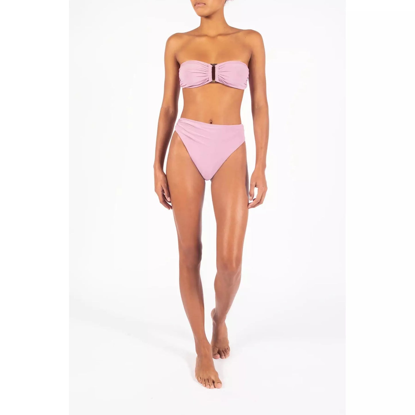 STRAPLESS TORTOISE BIKINI TOP