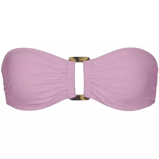 STRAPLESS TORTOISE BIKINI TOP