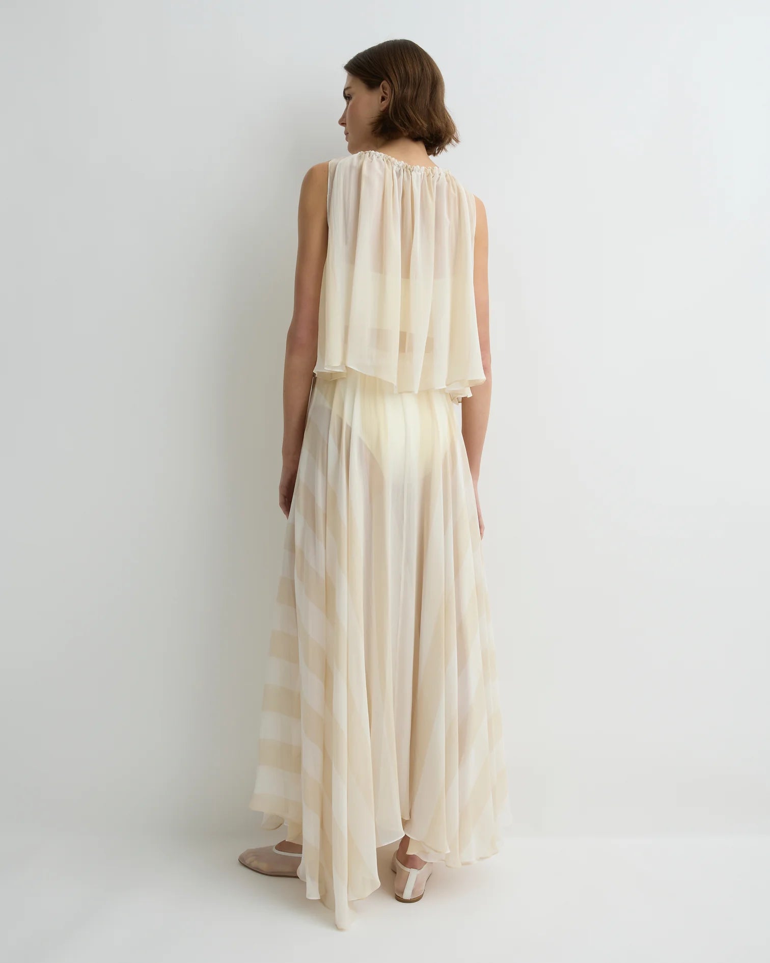 CAPRI SILK CIRCLE SKIRT