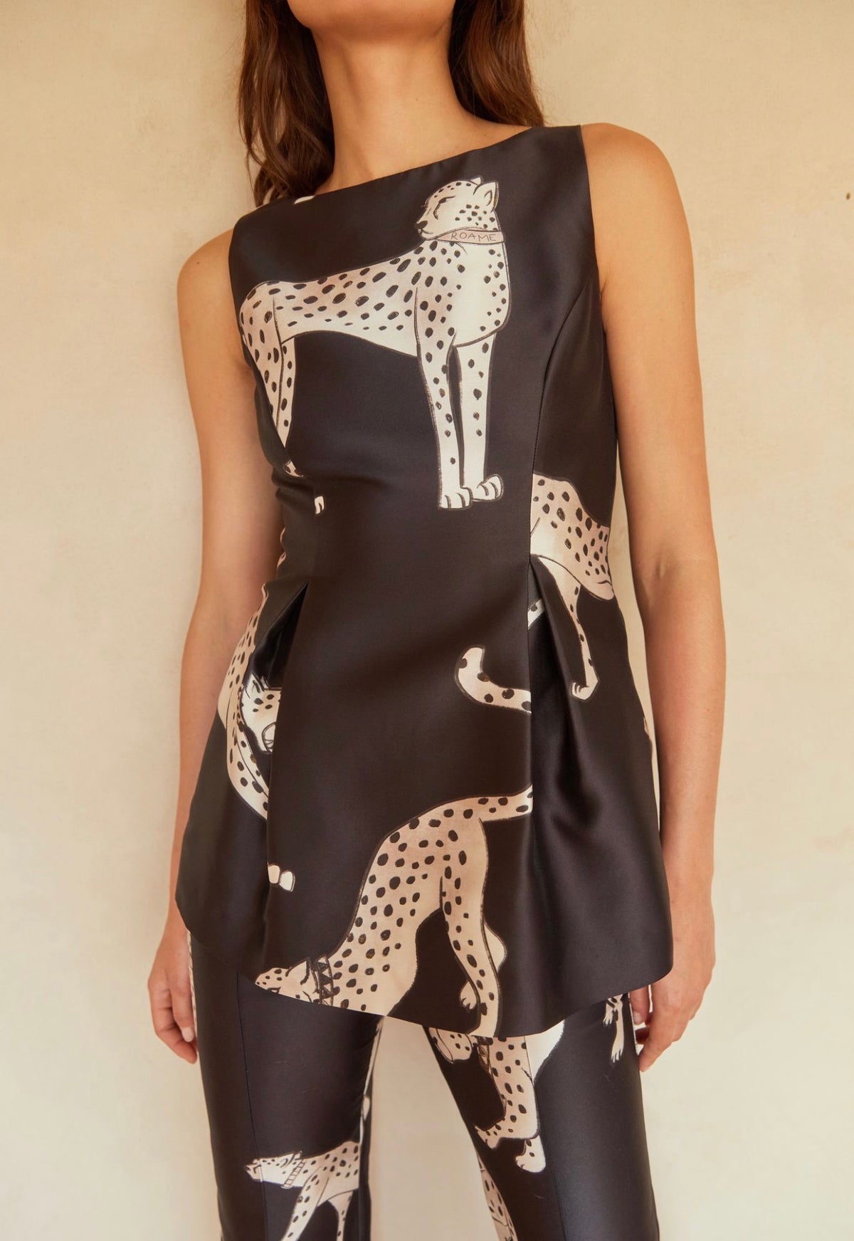 Vixon Top - Cheetah Royale Black