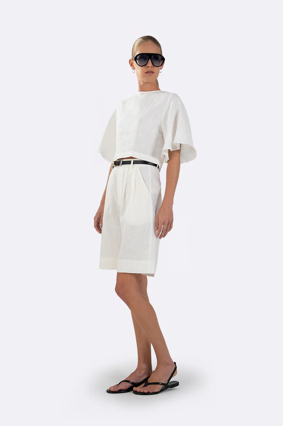 Lainey linen top