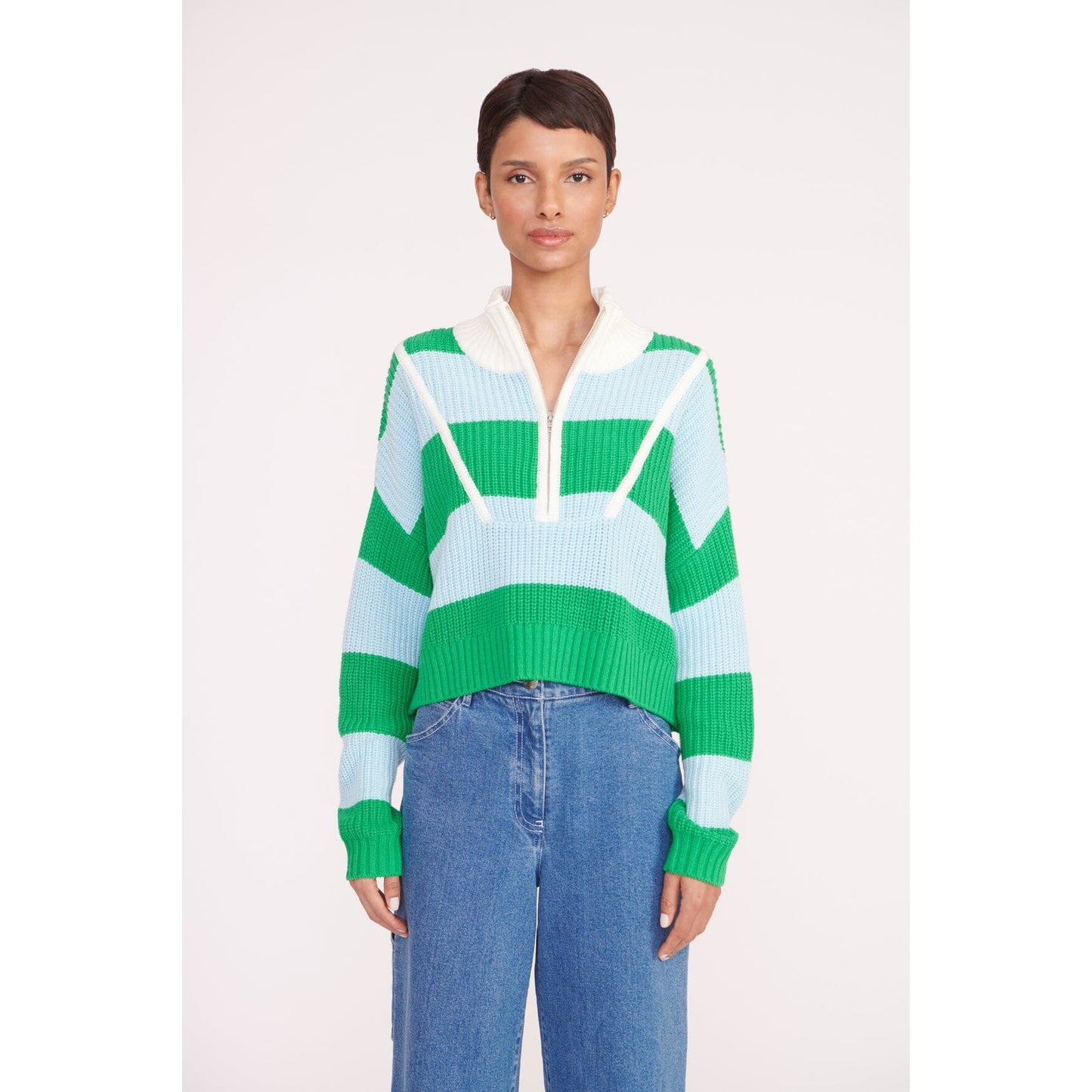 CROPPED HAMPTON SWEATER