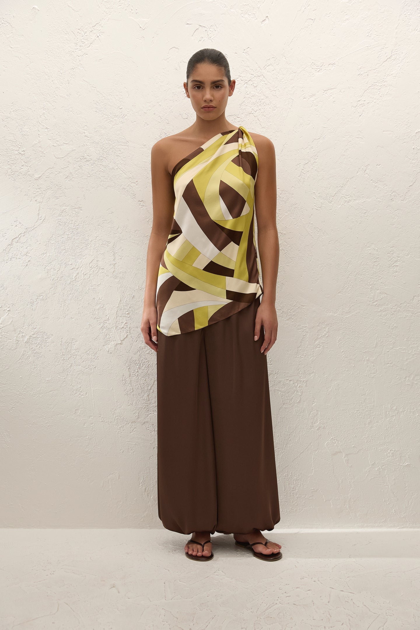 KORTEZ TOP - MILA GEOMETRIC PRINT