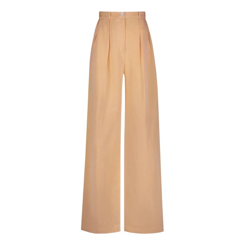 BUTTON PLEATED PANT