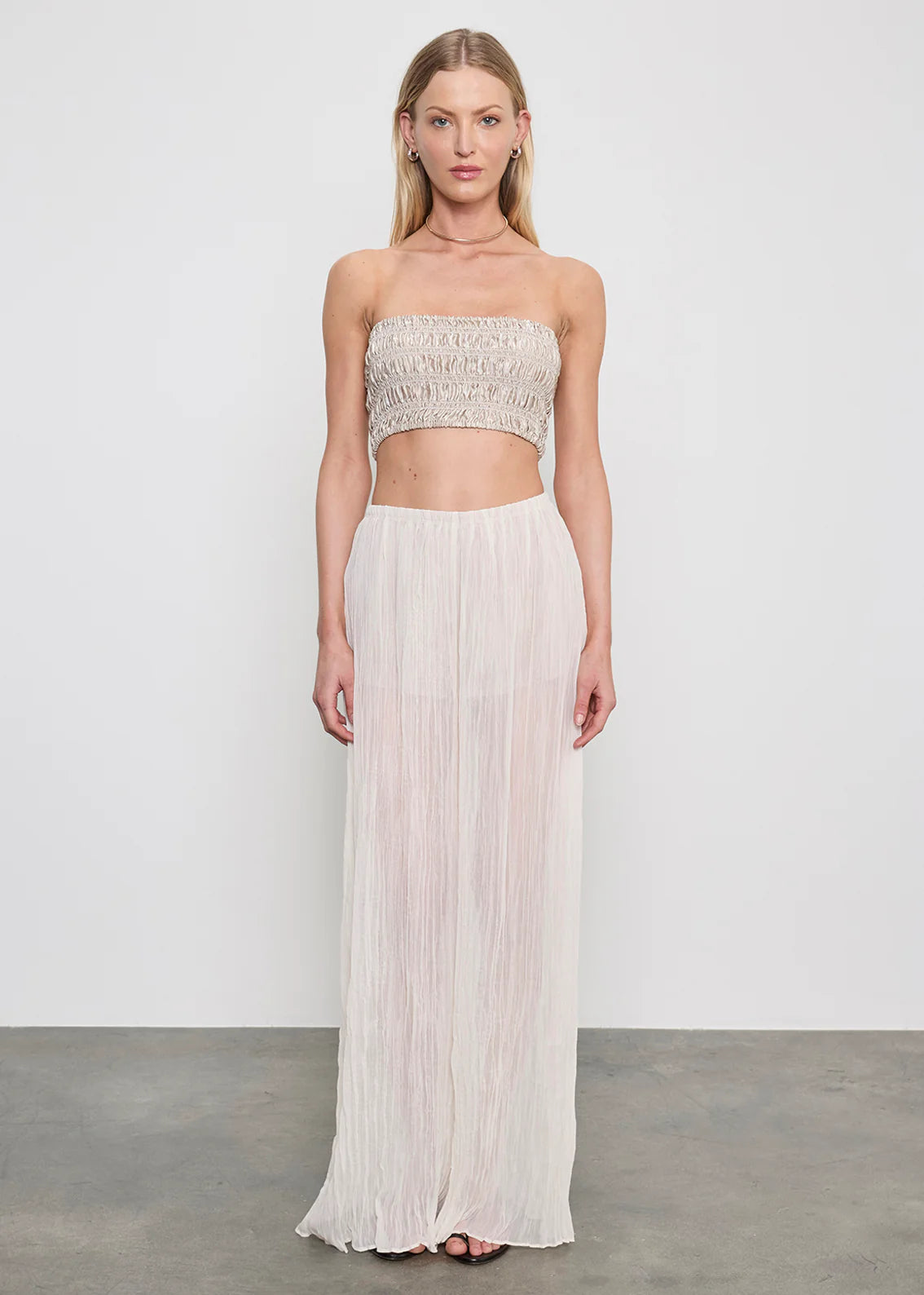 PLISSE PALAZZO PANT