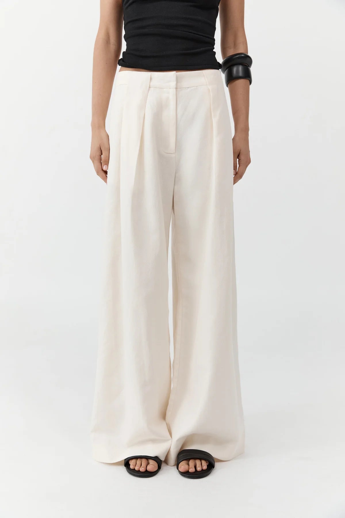 PLEAT LOOP PANTS