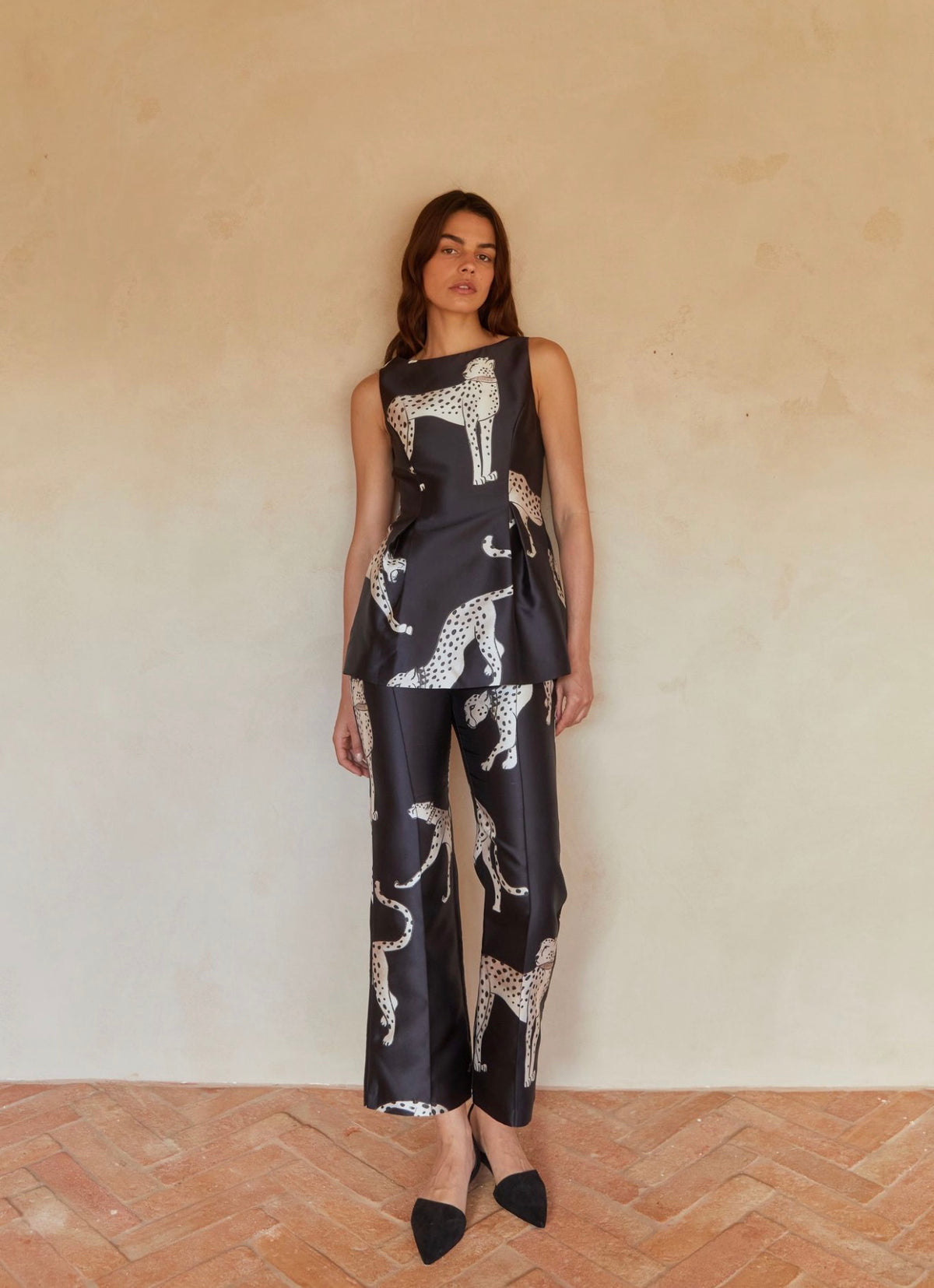Vixon Pant - Cheetah Royale Black