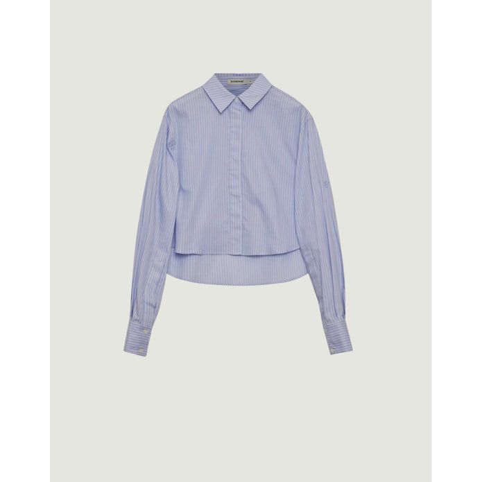 RENATA CROPPED BUTTON DOWN SHIRT