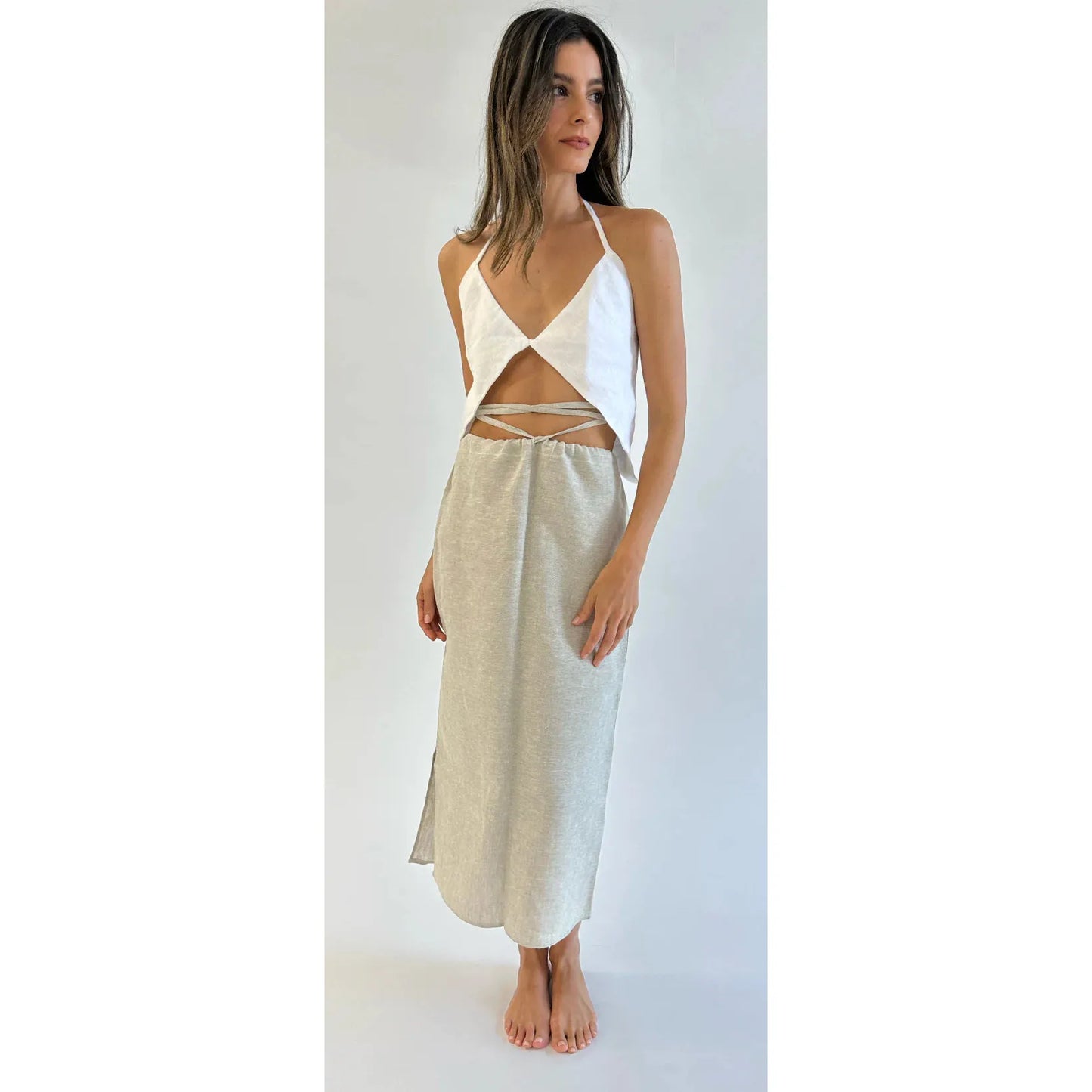 RAFFAELA MIDI SKIRT