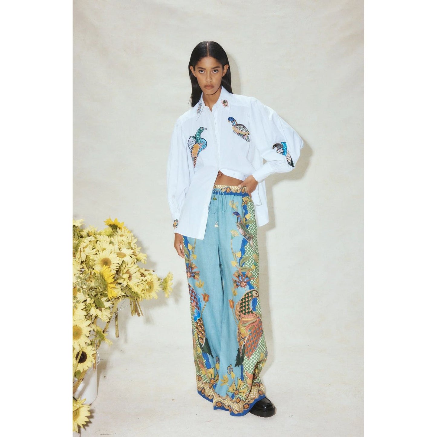 ROWENA BEADED SHIRT