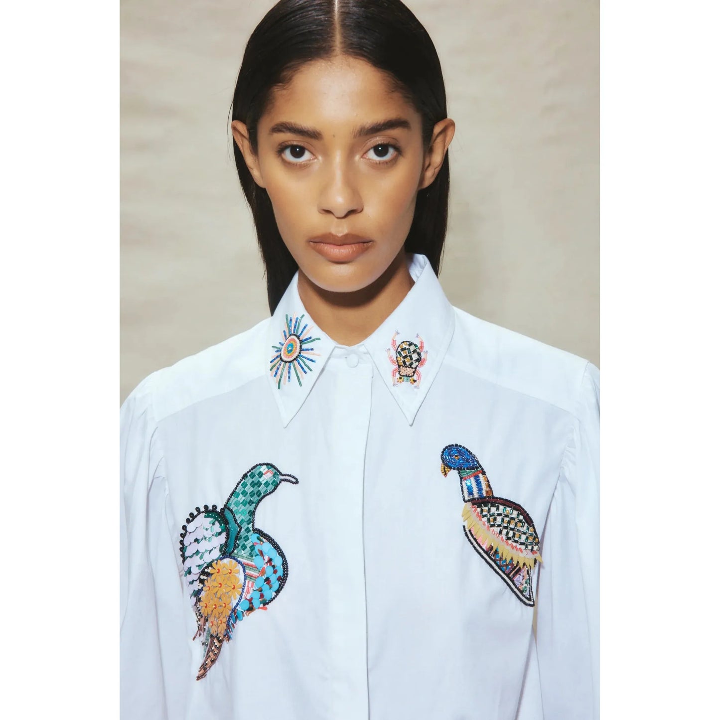 ROWENA BEADED SHIRT