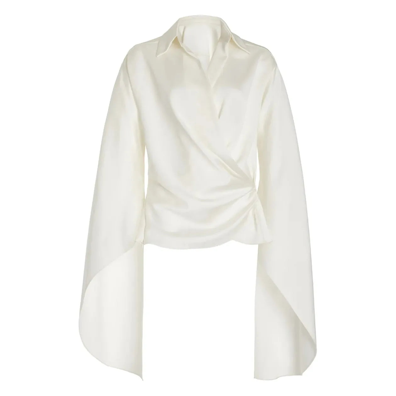 PARADISA CASCADE SLEEVE WRAP TOP