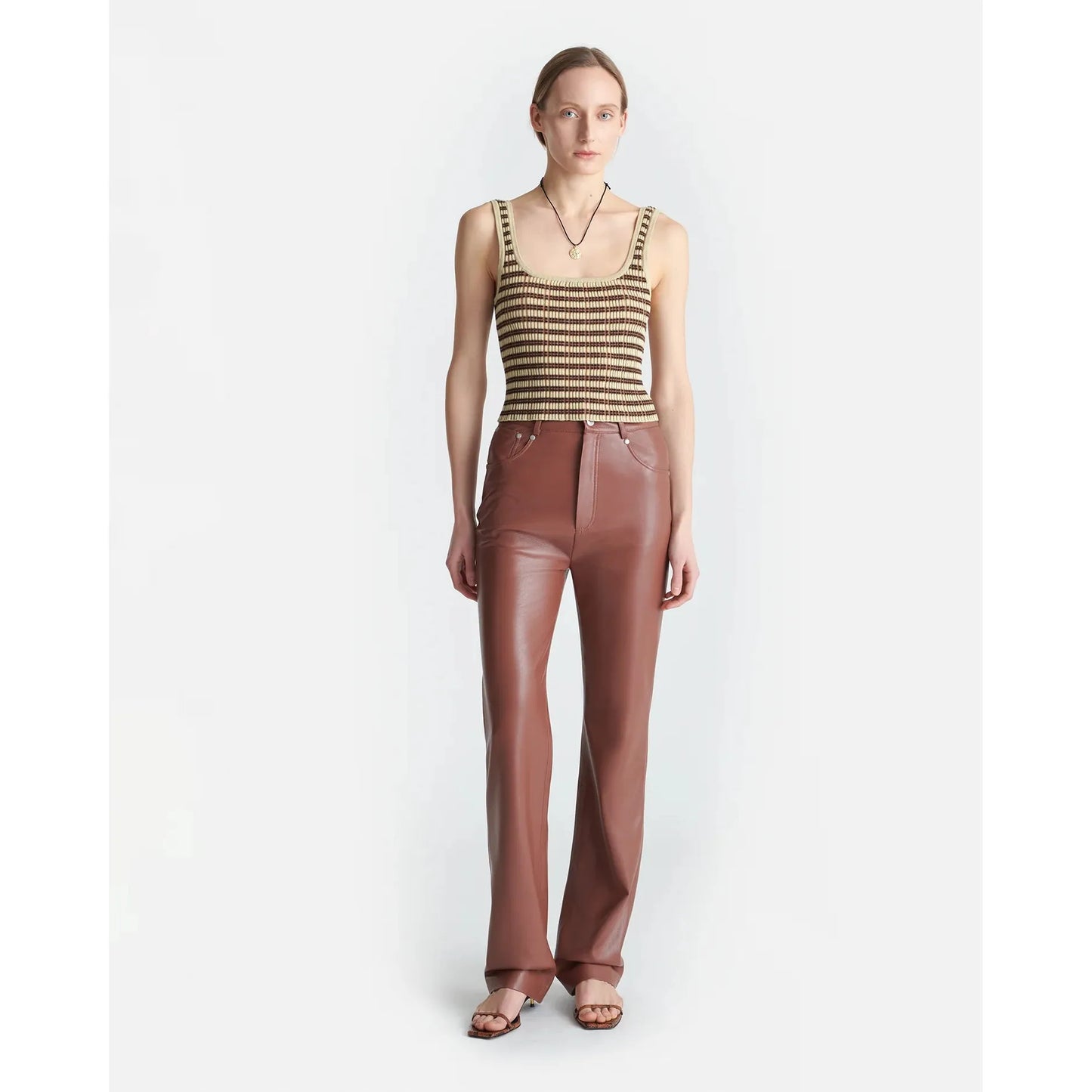 DELFINE STRIPED TANK TOP