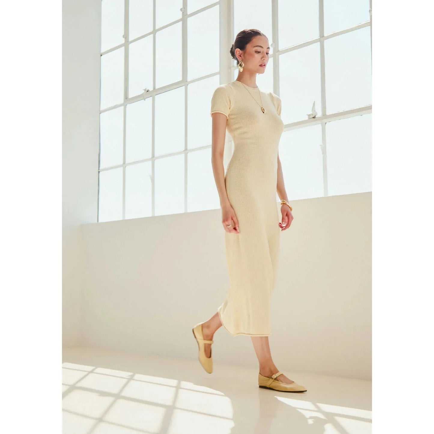 AIRESS KNIT MAXI DRESS