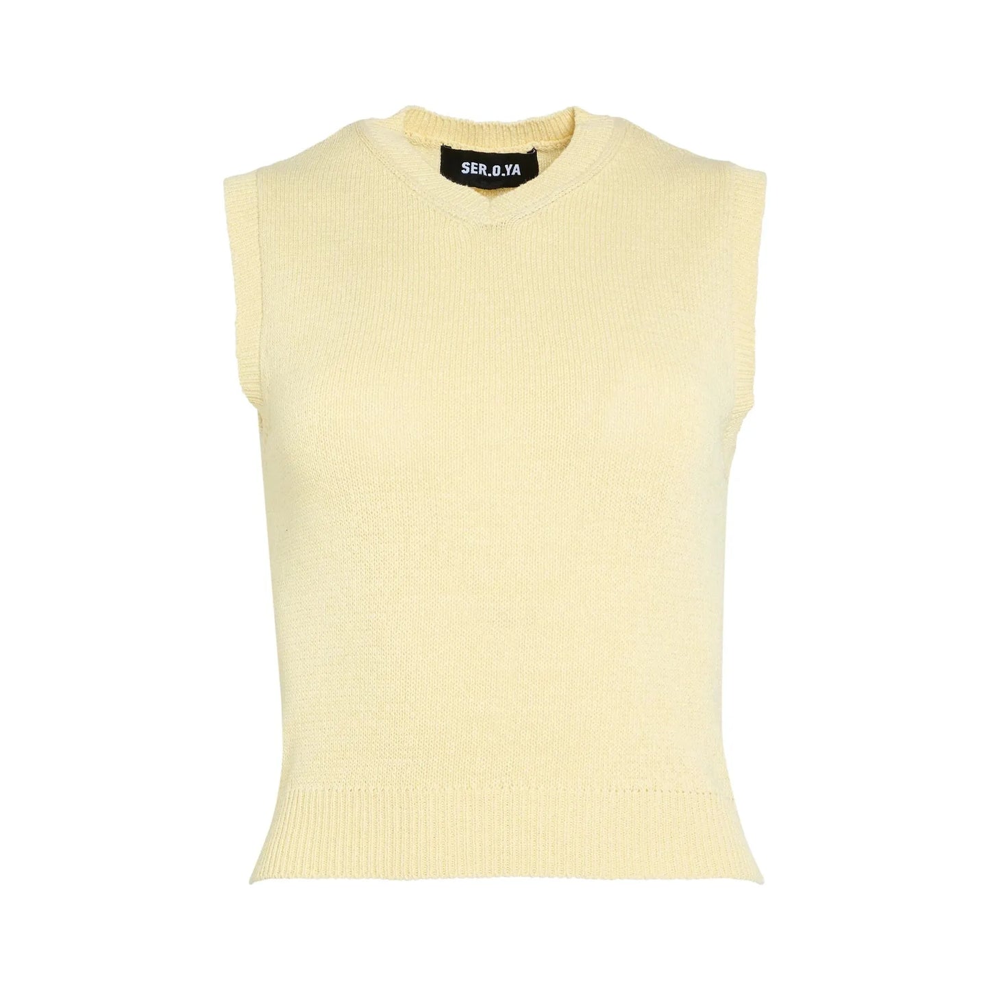 BEBE KNIT VEST TOP