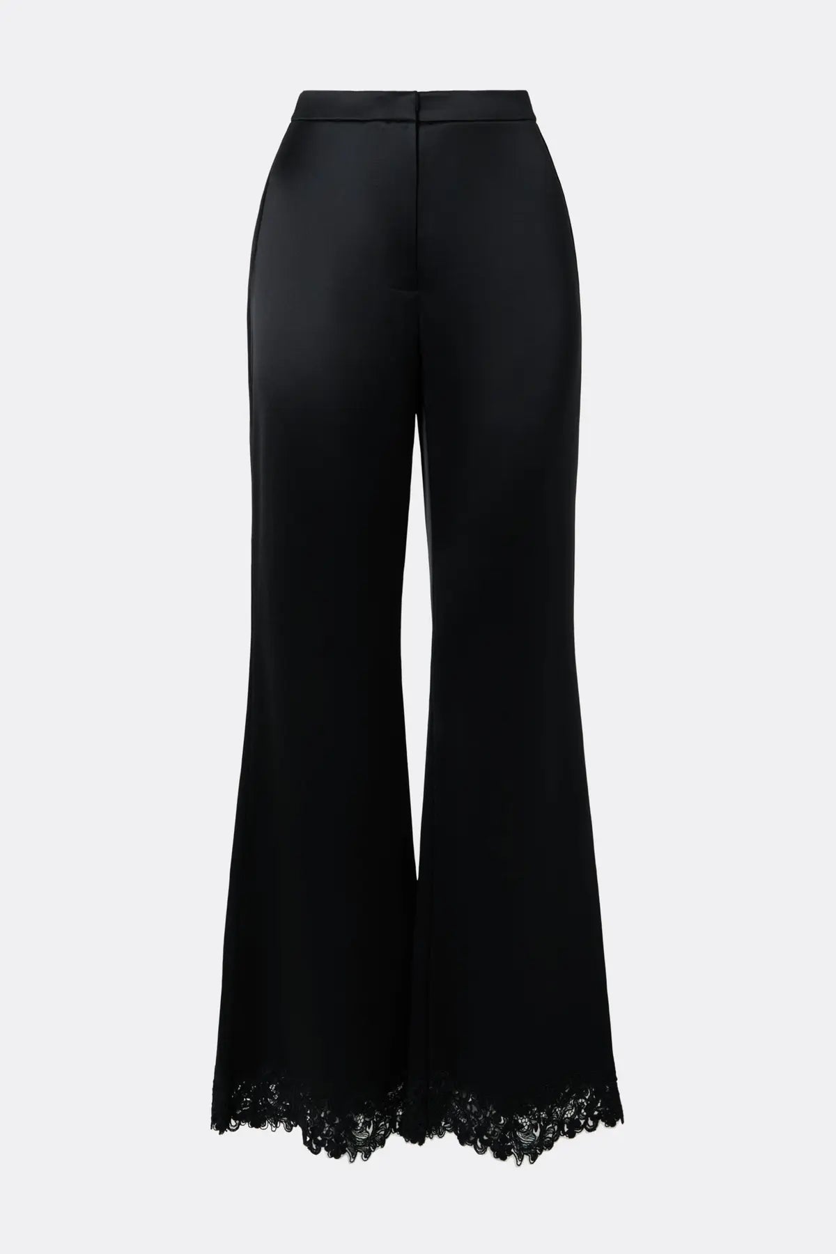 MARINE Satin lace Hem Pants