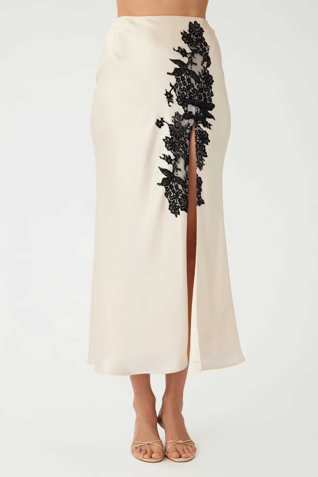 Elva satin Skirt
