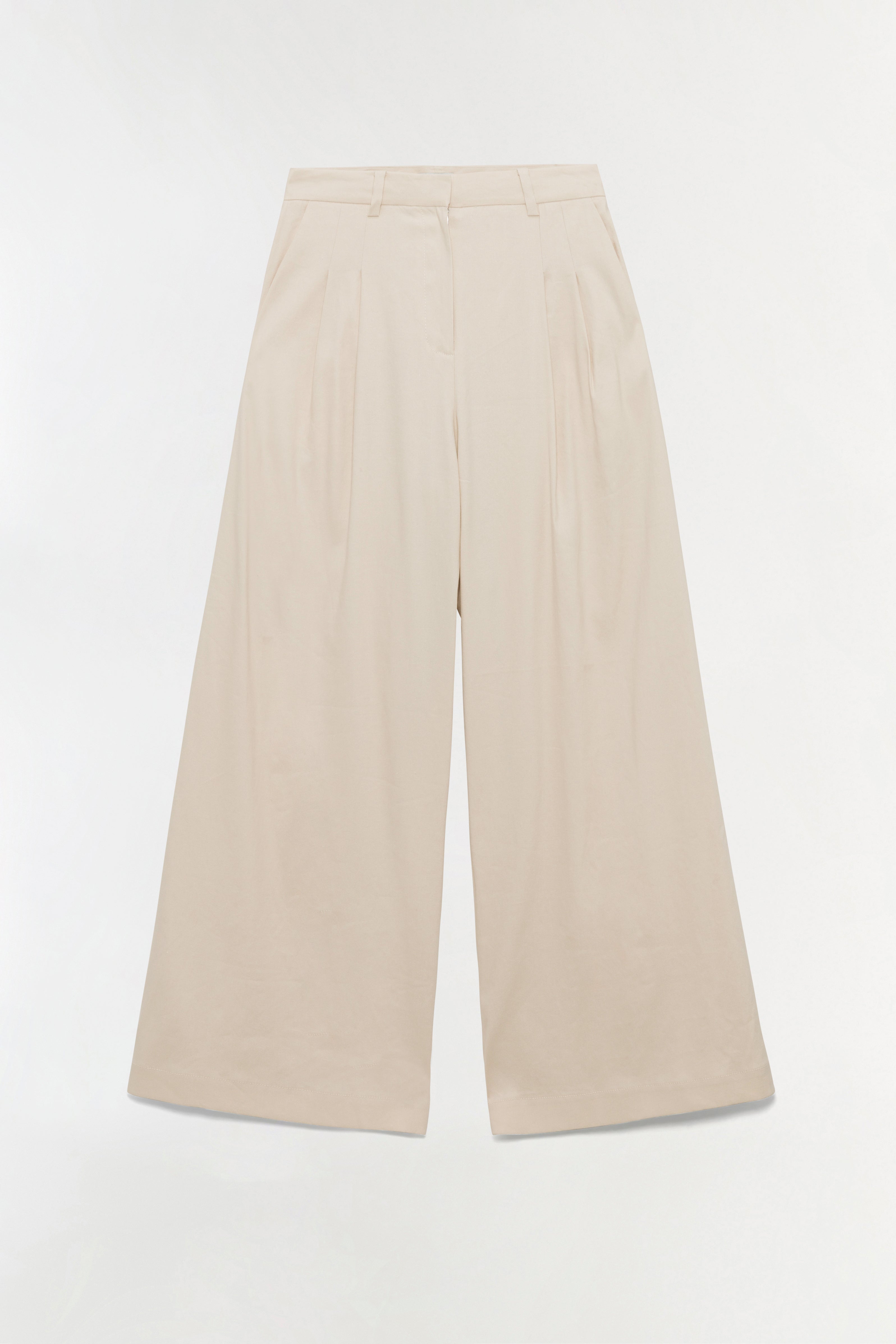Ramsey Linen Wide Leg Pant - Sand