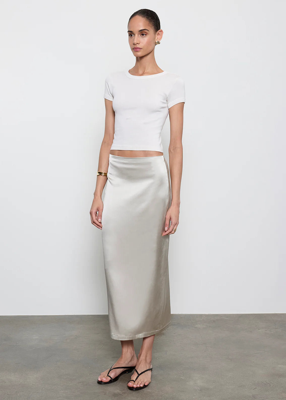LUSTRE COLUMN SKIRT