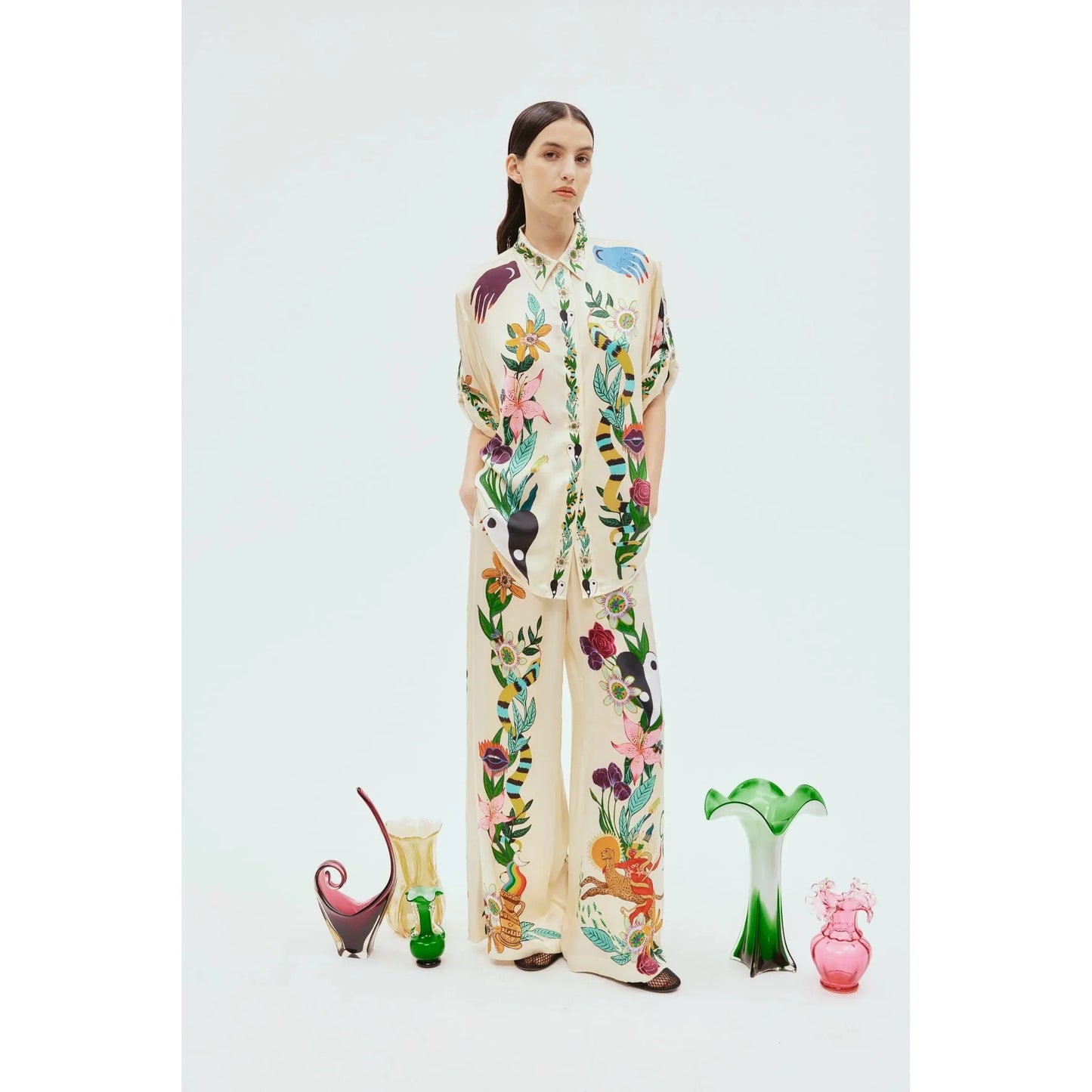 MEAGAN OVERSIZED SILK SHIRT