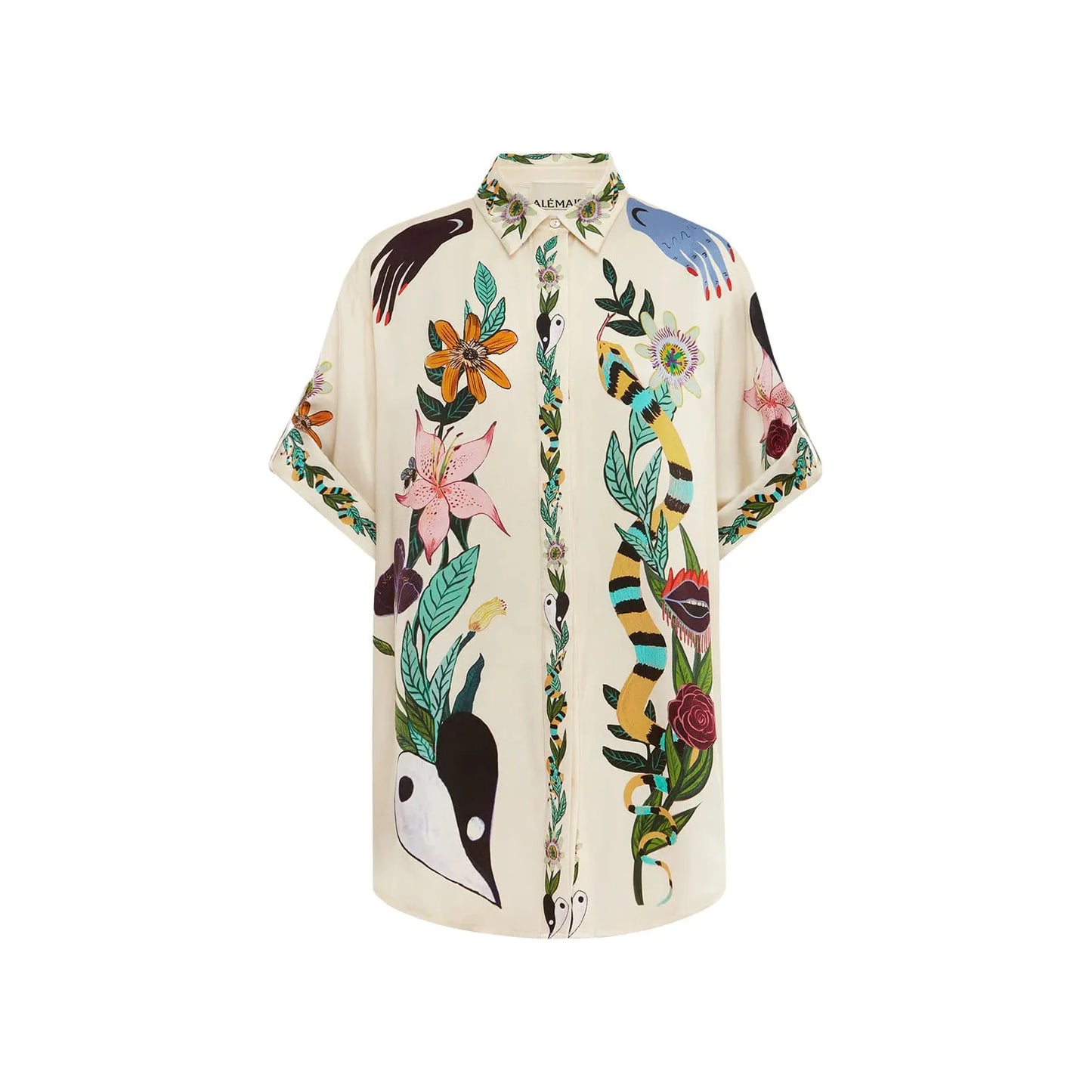MEAGAN OVERSIZED SILK SHIRT