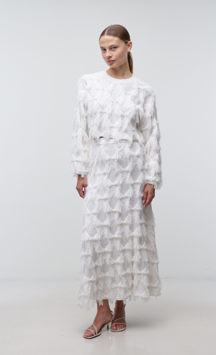 Marisa Crewneck Sweater - Ivory