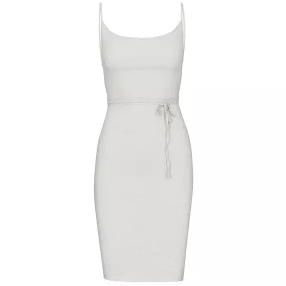 THE K.M. TIE MIDI DRESS